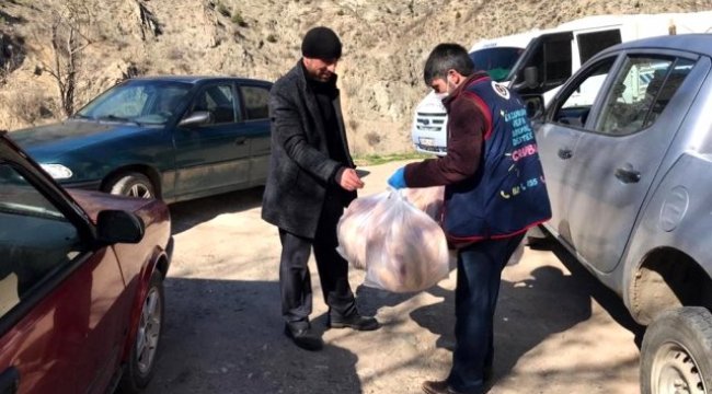 Erzurum'da Sosyal Destek Grubu vatandaşların yardımına koştu