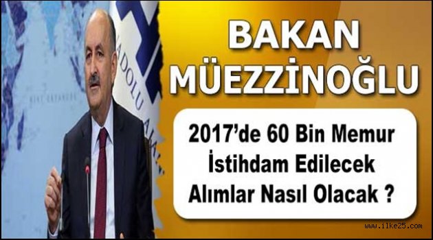 60 bin memur alımı başvuru tarihi belli oldu