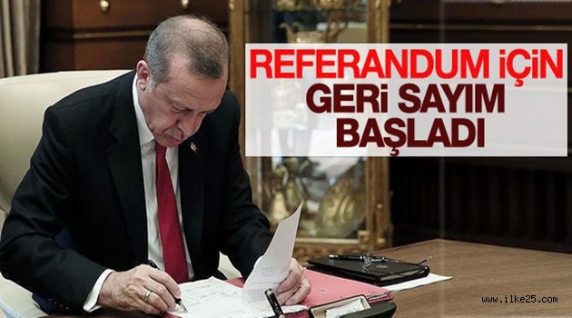 Anayasa Değişiklik Kanunu Erdoğan'ın masasında