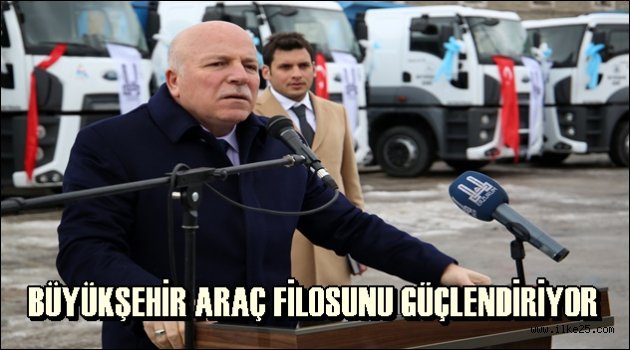 Büyükşehir Araç Filosunu Güçlendiriyor