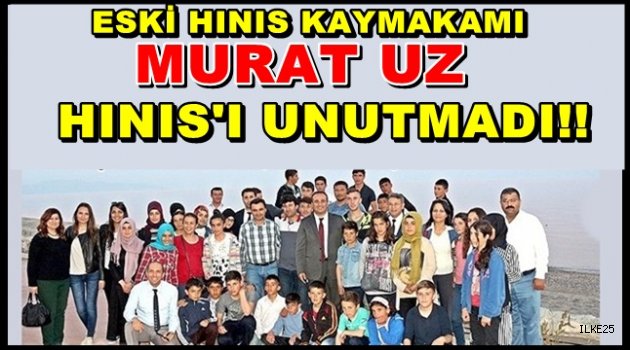 ESKİ HINIS KAYMAKAMINDAN HINIS´A VEFA