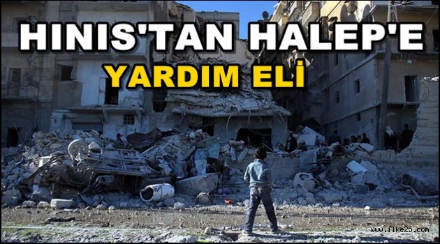 Hınıs'tan Halep'e Yardım Eli..