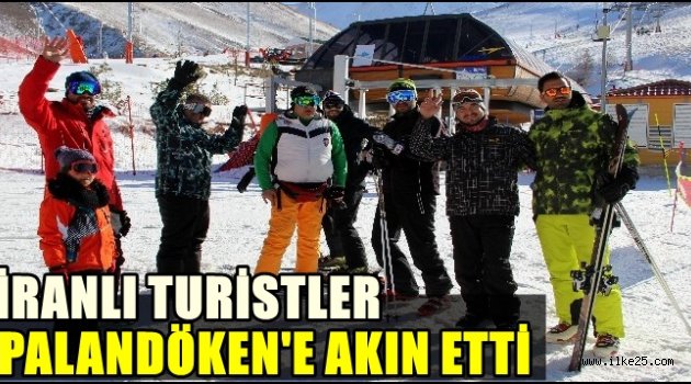 İranlı turistler Palandöken'e akın etti