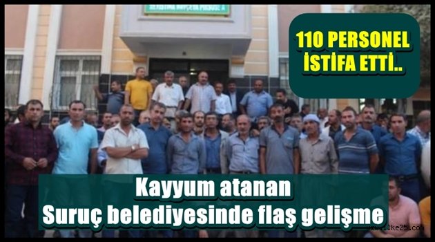 Kayyum atanan Suruç belediyesinde flaş gelişme