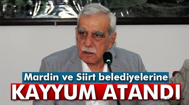 Mardin ve Siirt belediyelerine kayyum atandı