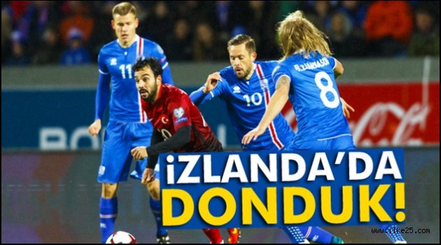 Millilerimiz İzlanda'da dondu!