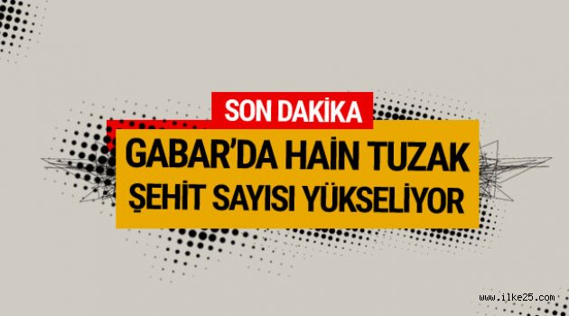 Şırnak'ta mayın tuzağı şehit var