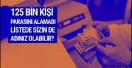 125 Bin Kişi  Parasını Unuttu