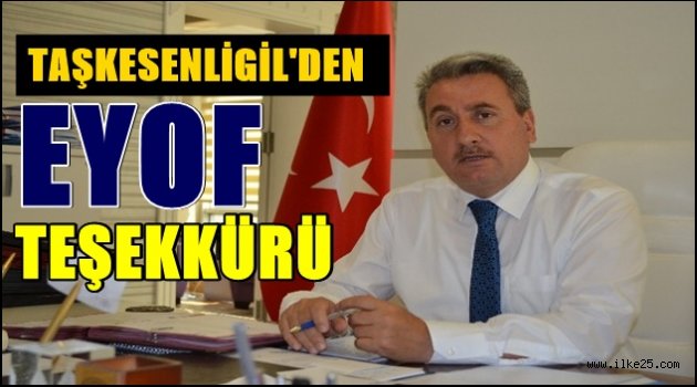 Taşkesenligil'den Eyof Teşekkürü